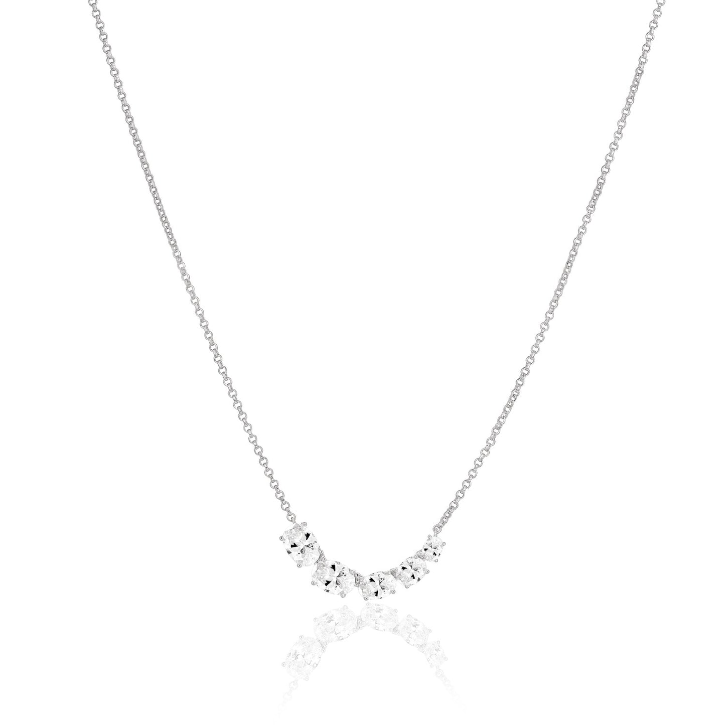 925 Sterling silver | White
