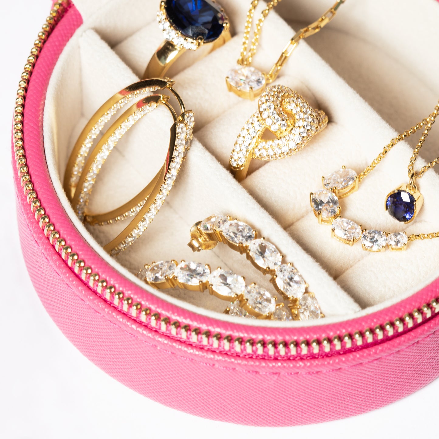 Jewellery Travel Box Pink