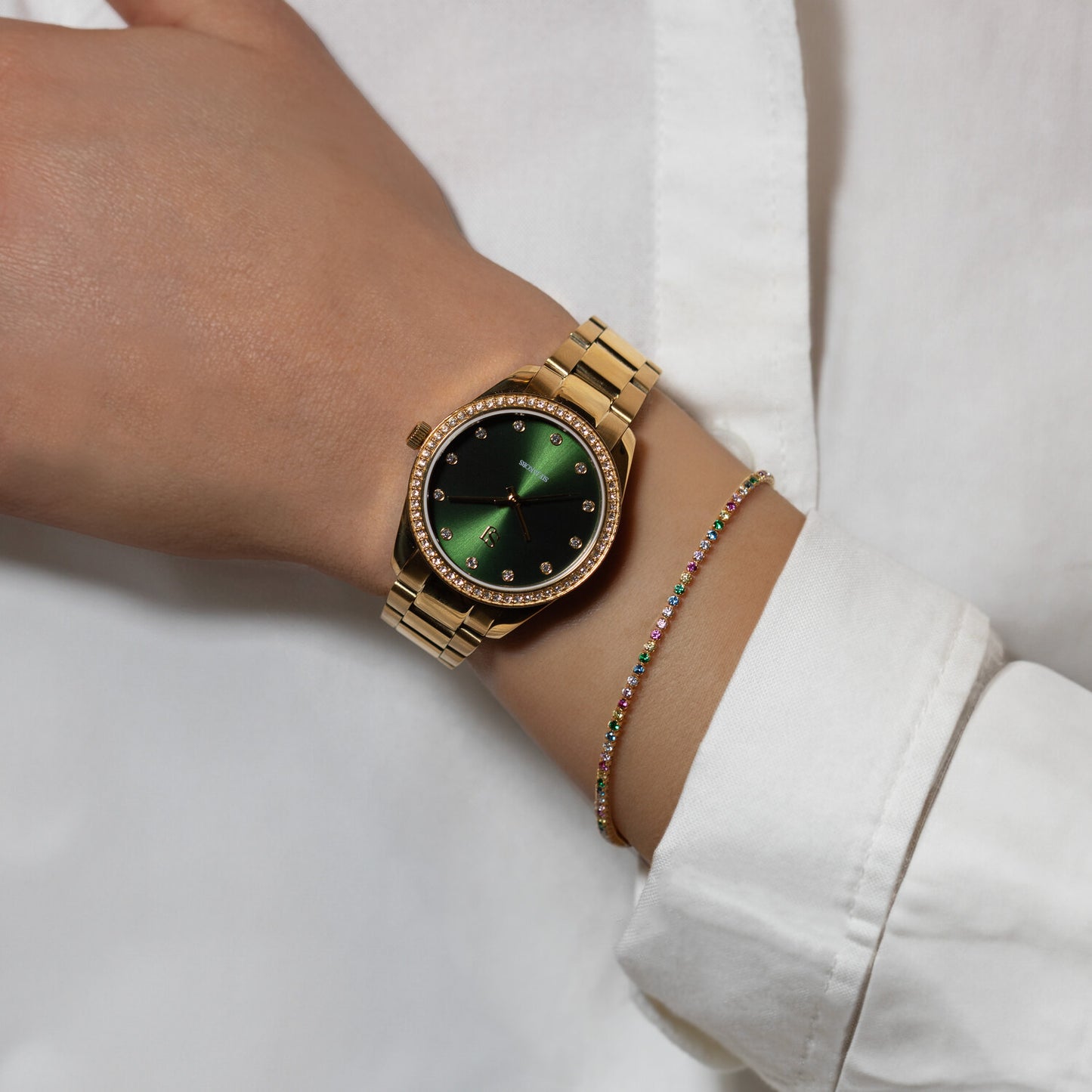 Valeria set - Green - Sif Jakobs Jewellery