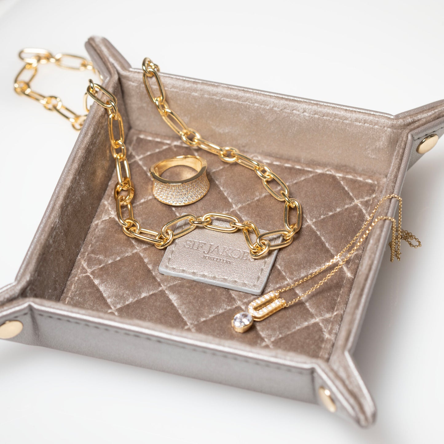 Jewellery Tray Piccolo Golden Grey - Sif Jakobs Jewellery
