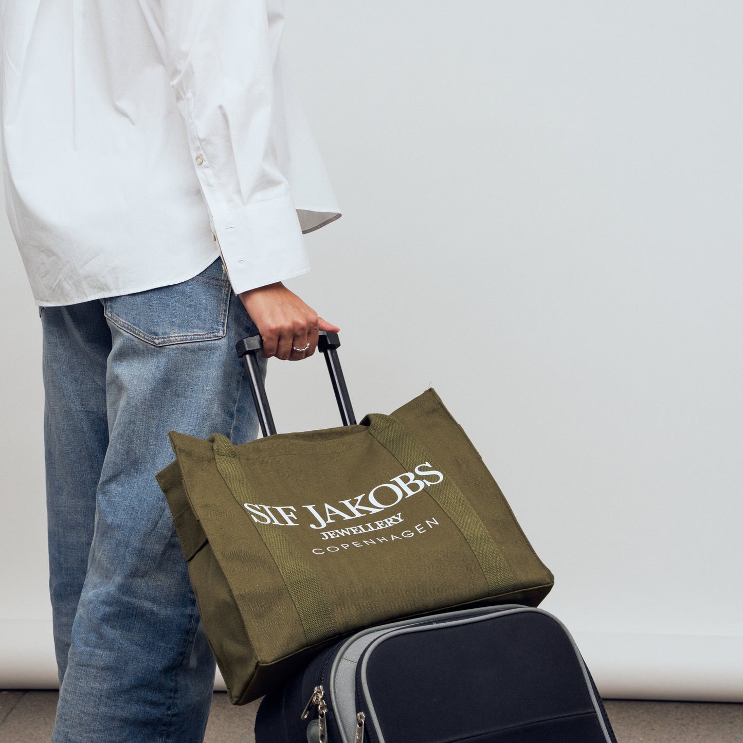 Tote bag Khaki Green