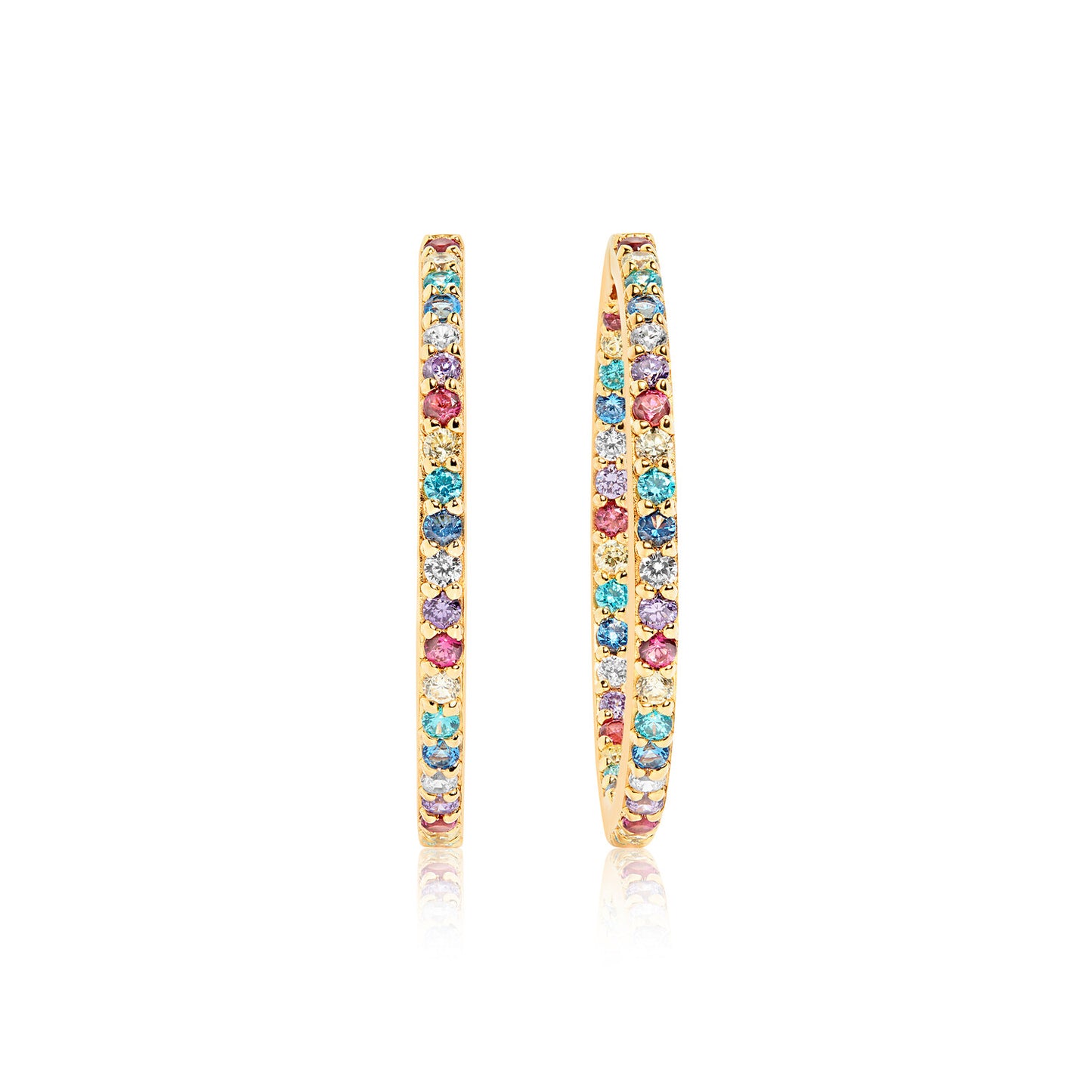18K gold plated | Rainbow