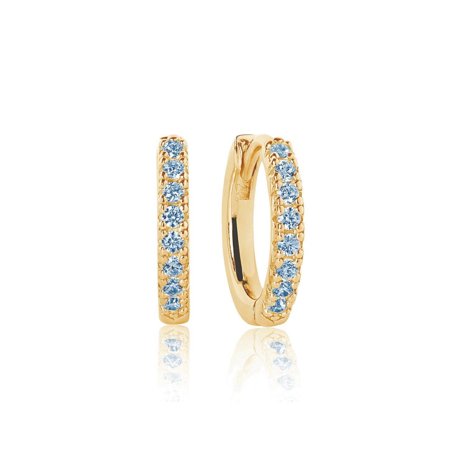 18K gold plated | Blue | Medio
