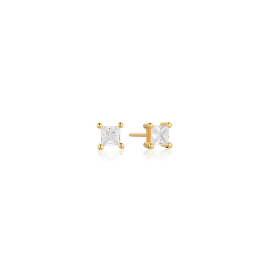 18K gold plated | White
