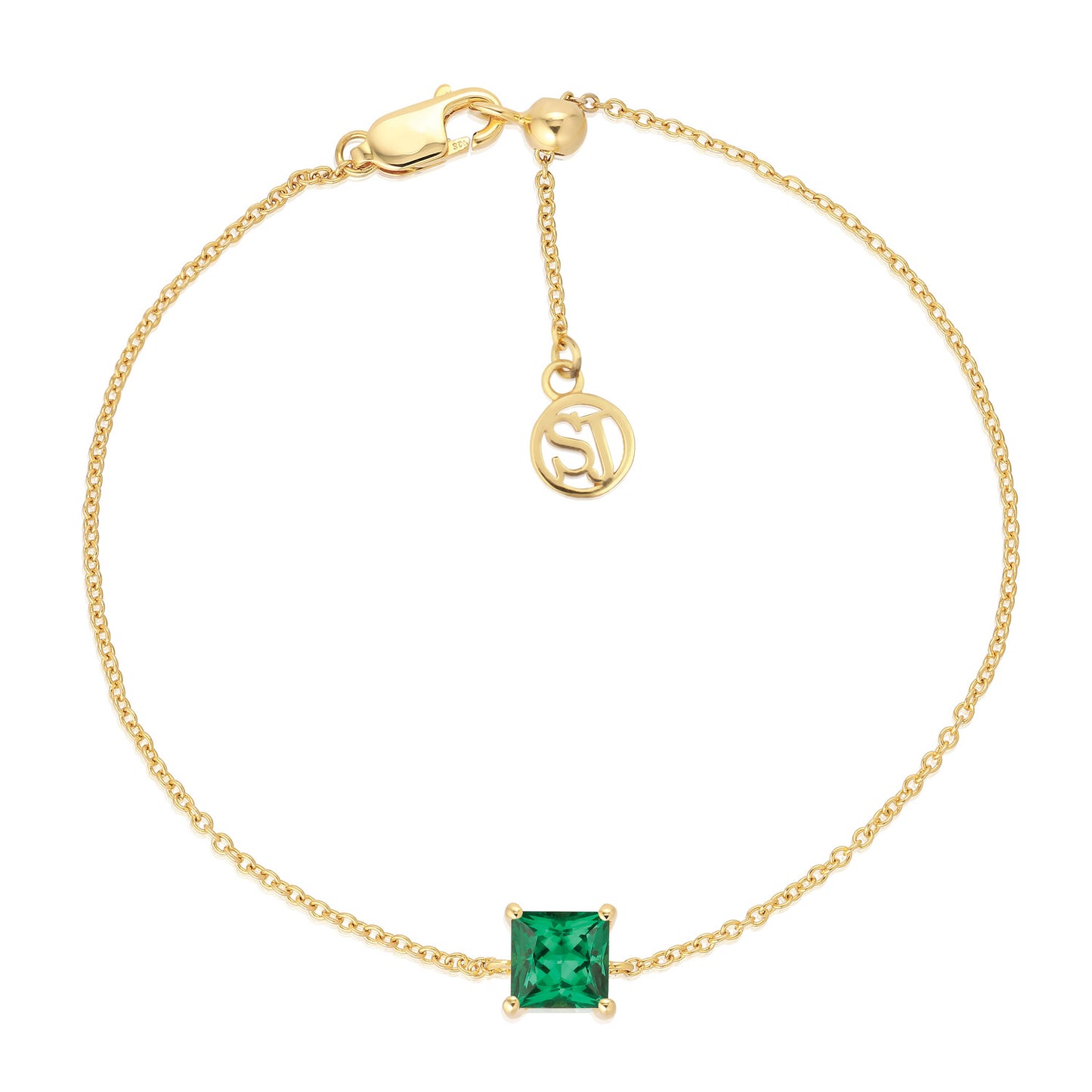 18K gold plated | Green