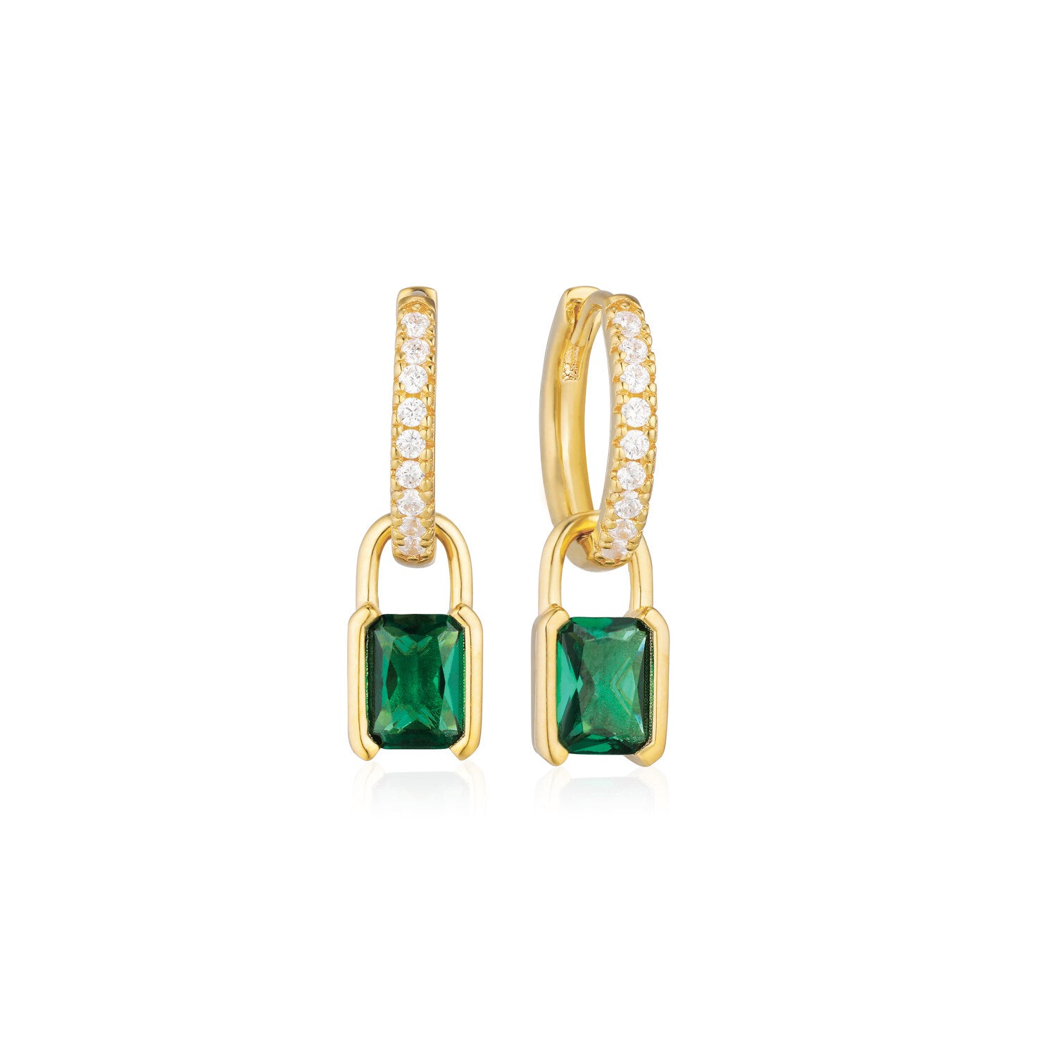 18K gold plated | Green