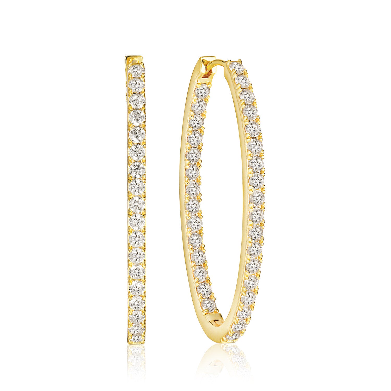 18K gold plated | White | Medio