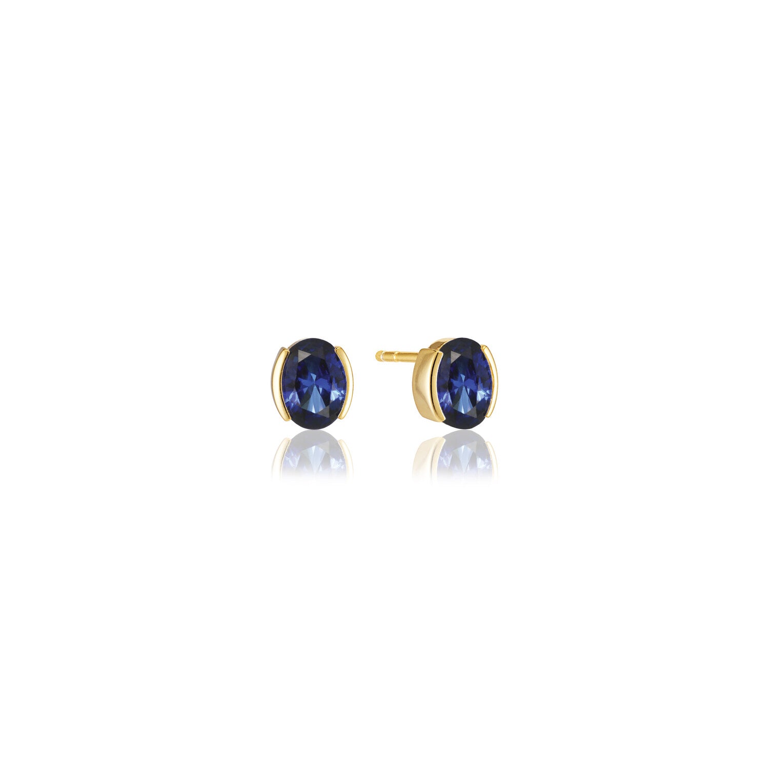 18K gold plated | Blue