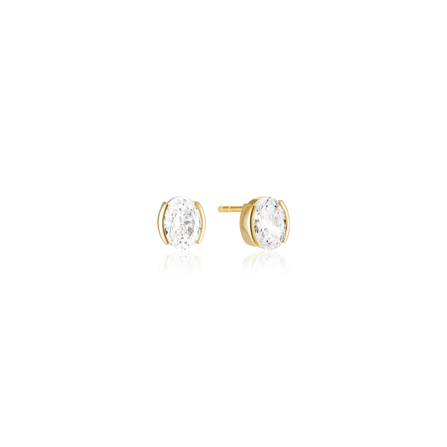 18K gold plated | White