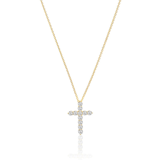 18K gold plated | White