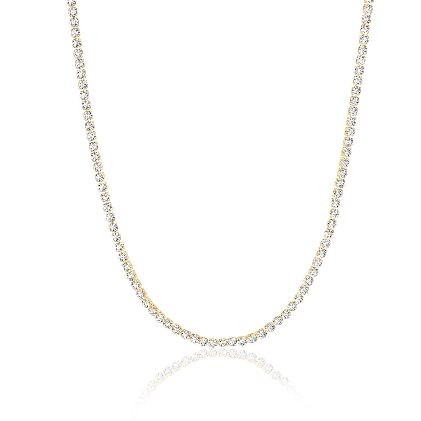 18K gold plated | White | 43 cm, 18K gold plated | White | 38 cm