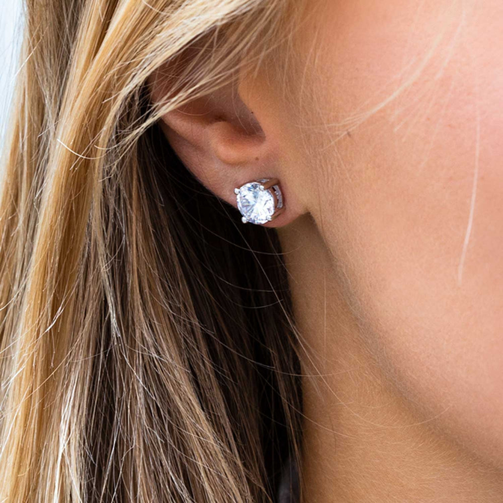 Boucles D'oreilles Sif Jakobs "Princess" En Argent Rhodié 925 Et Zircone - Neuf Avec étiquettes, Prix Conseillé 84€