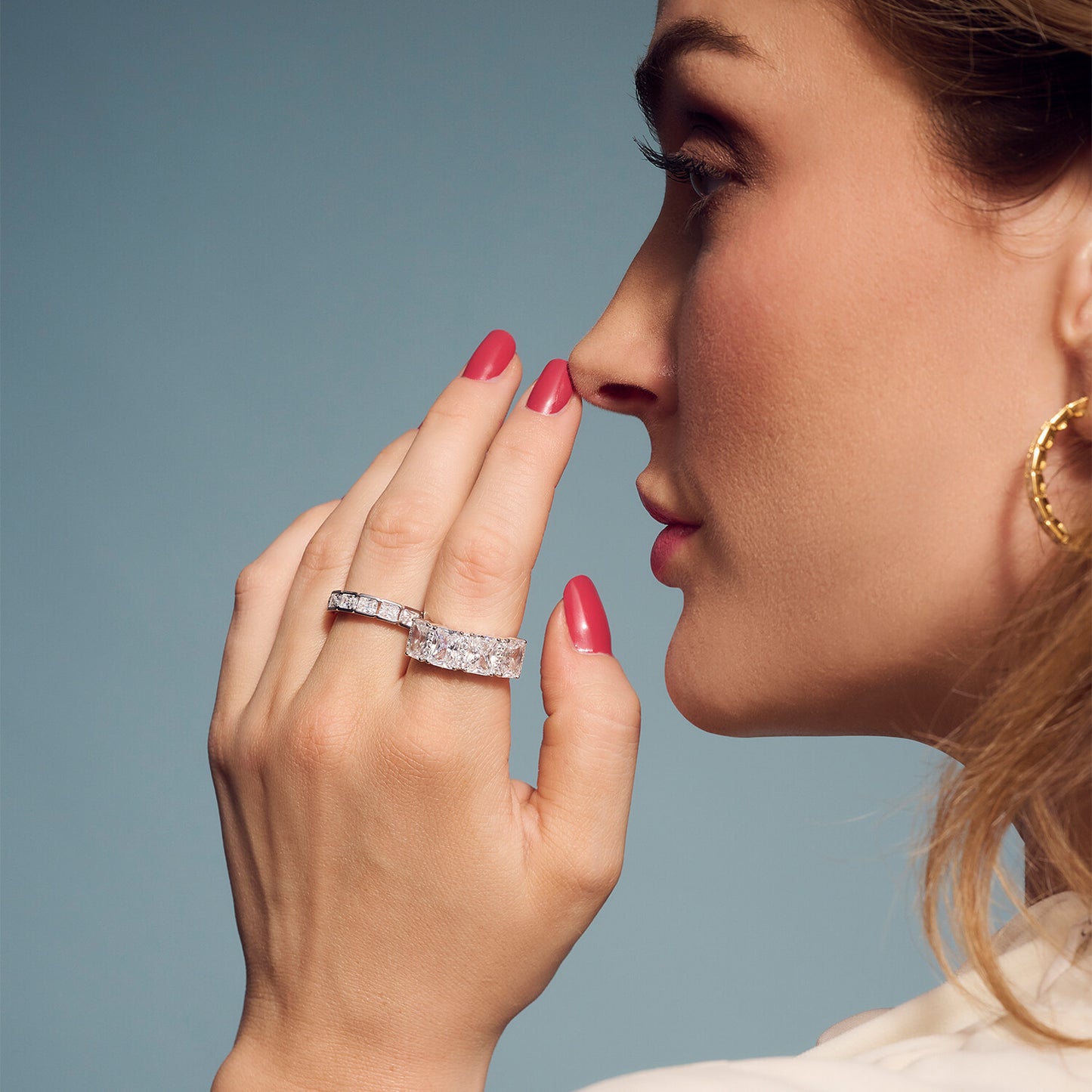 925 Sterling silver | White | 60, 925 Sterling silver | White | 58, 925 Sterling silver | White | 56, 925 Sterling silver | White | 54, 925 Sterling silver | White | 52