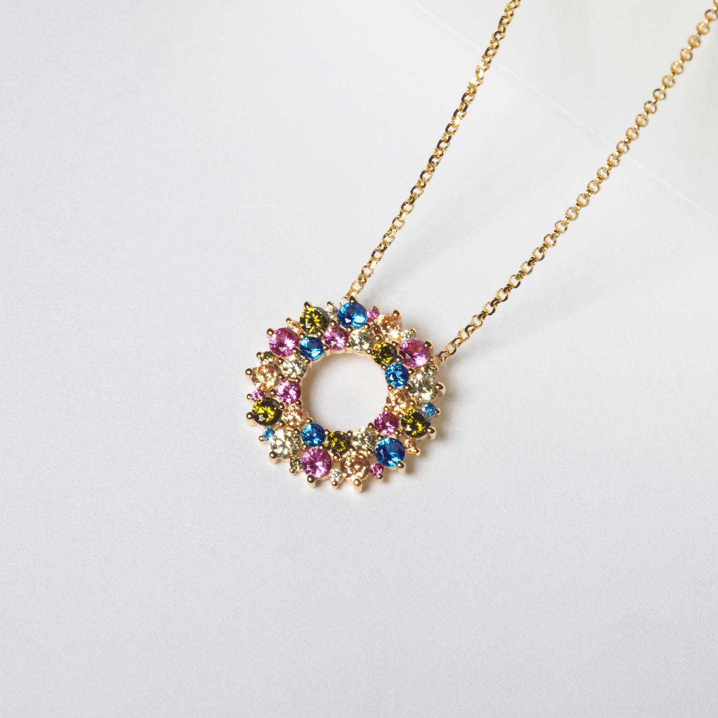 18K gold plated | Rainbow