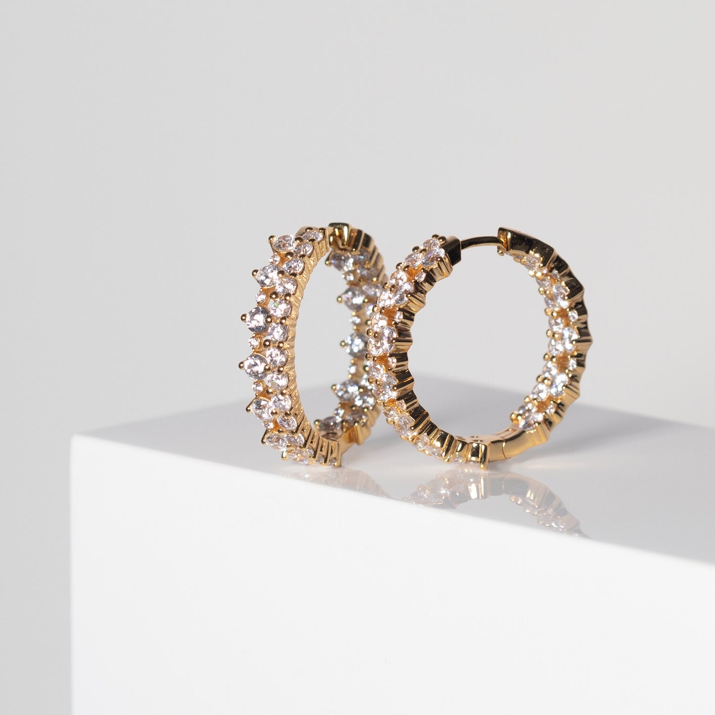 18K gold plated | White | Grande