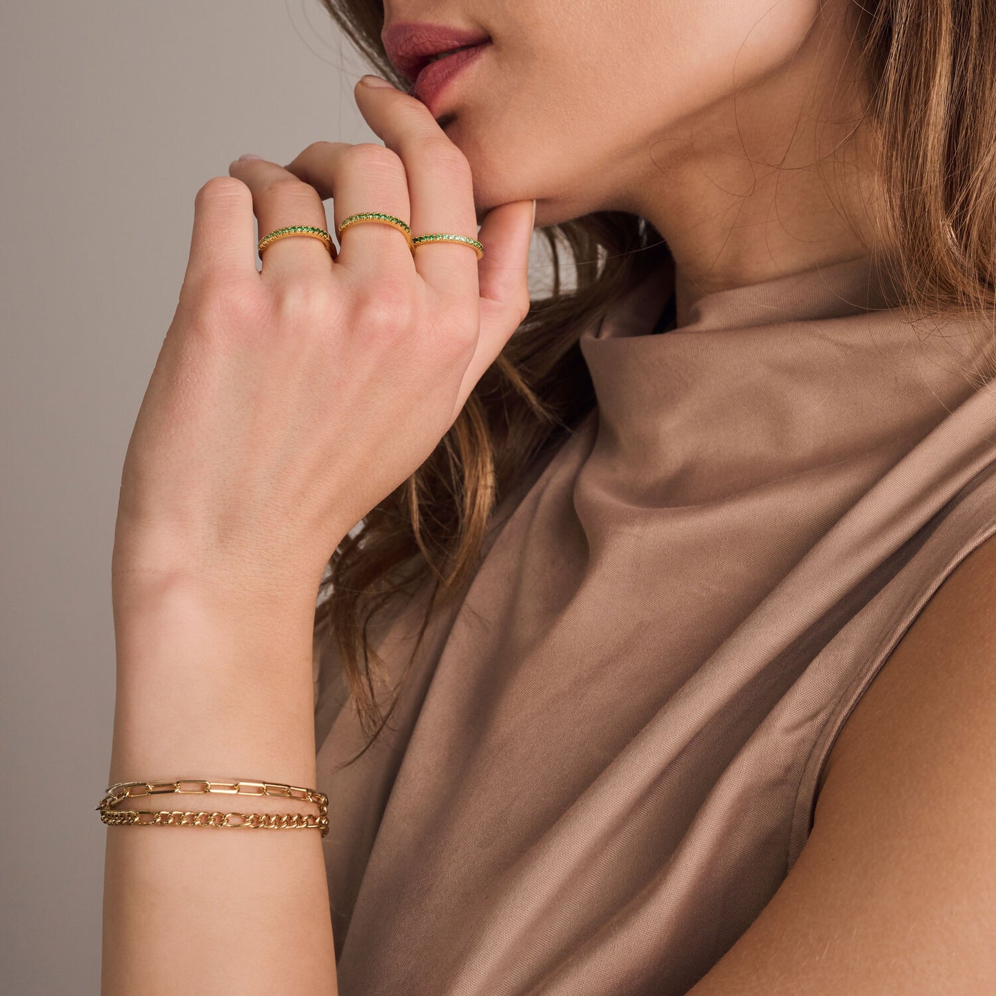 18K gold plated