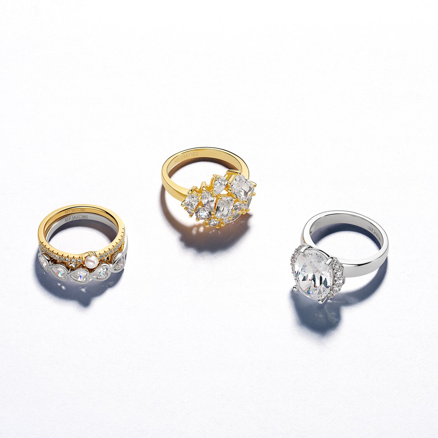 18K gold plated | White and Freshwater pearl | 60, 18K gold plated | White and Freshwater pearl | 58, 18K gold plated | White and Freshwater pearl | 56, 18K gold plated | White and Freshwater pearl | 54, 18K gold plated | White and Freshwater pearl | 52, 18K gold plated | White and Freshwater pearl | 50