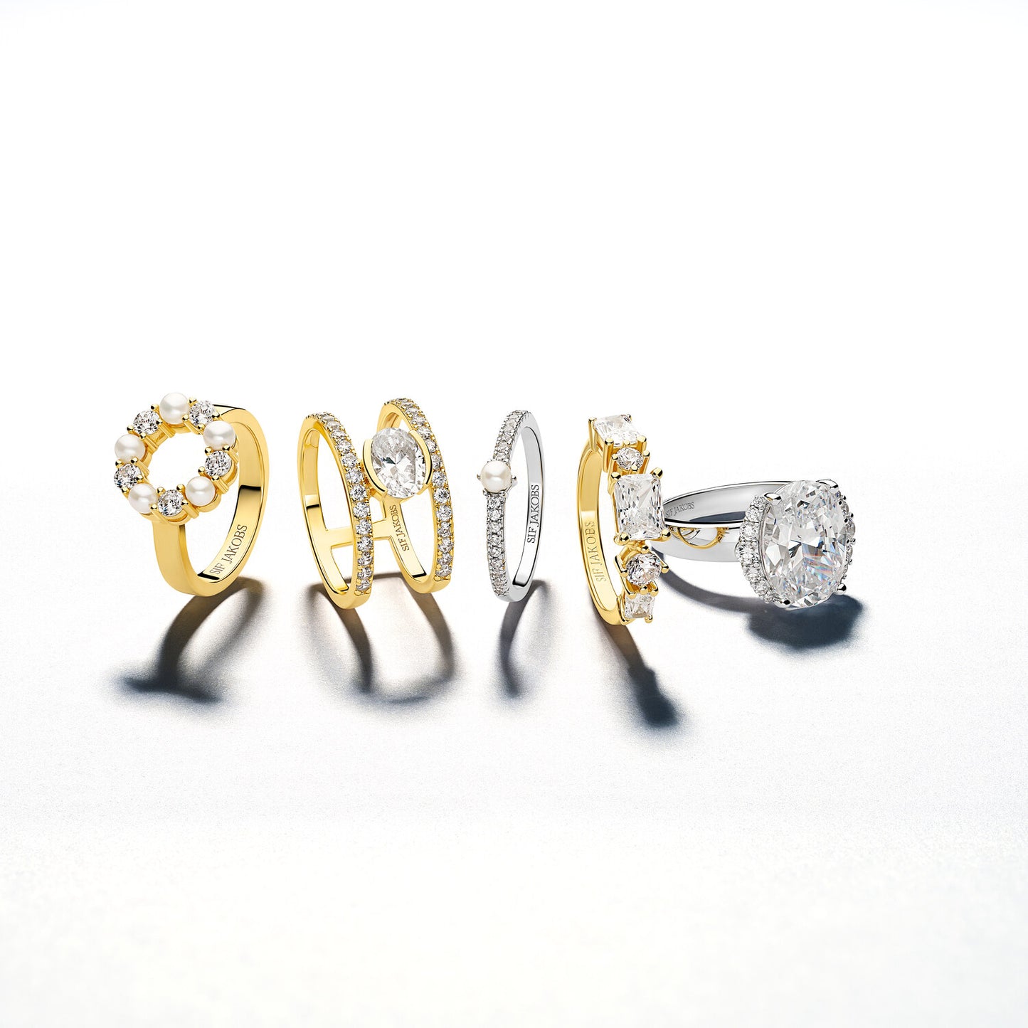 925 Sterling silver | White and Freshwater pearl | 60, 925 Sterling silver | White and Freshwater pearl | 58, 925 Sterling silver | White and Freshwater pearl | 56, 925 Sterling silver | White and Freshwater pearl | 54, 925 Sterling silver | White and Freshwater pearl | 52, 925 Sterling silver | White and Freshwater pearl | 50