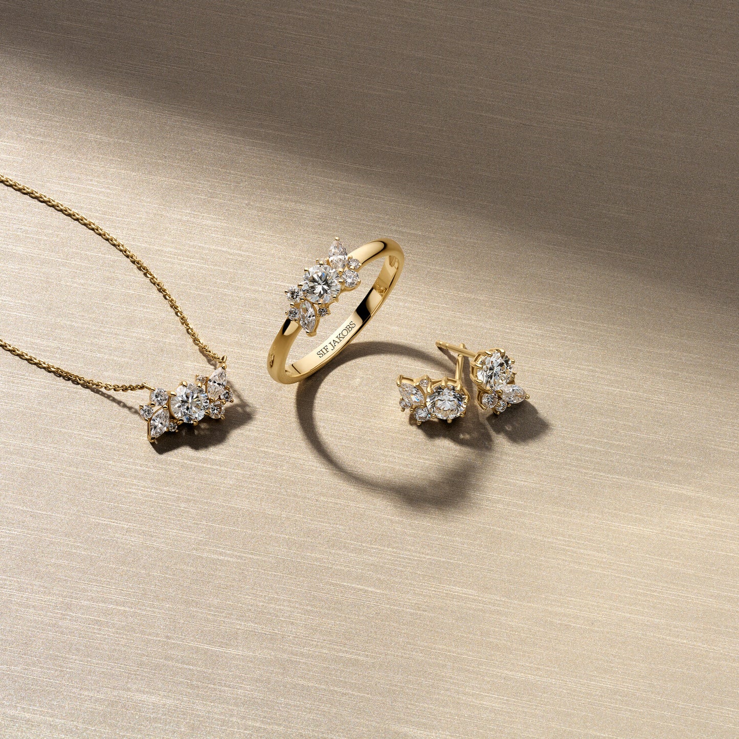 Earrings Lovere - with lab-grown diamonds