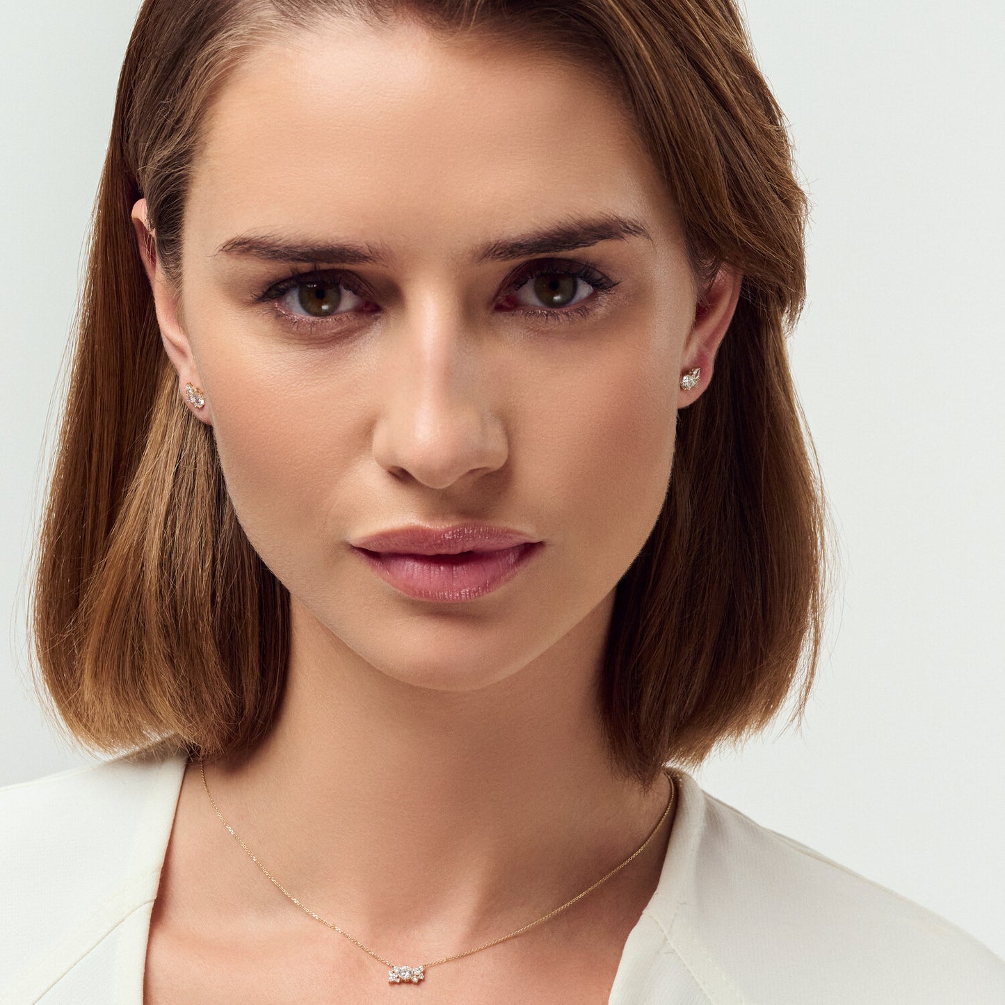 Earrings Lovere - with lab-grown diamonds