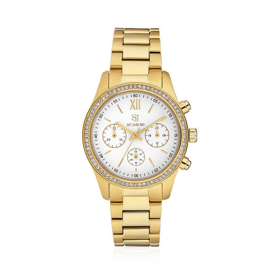 Stainless steel gold | White