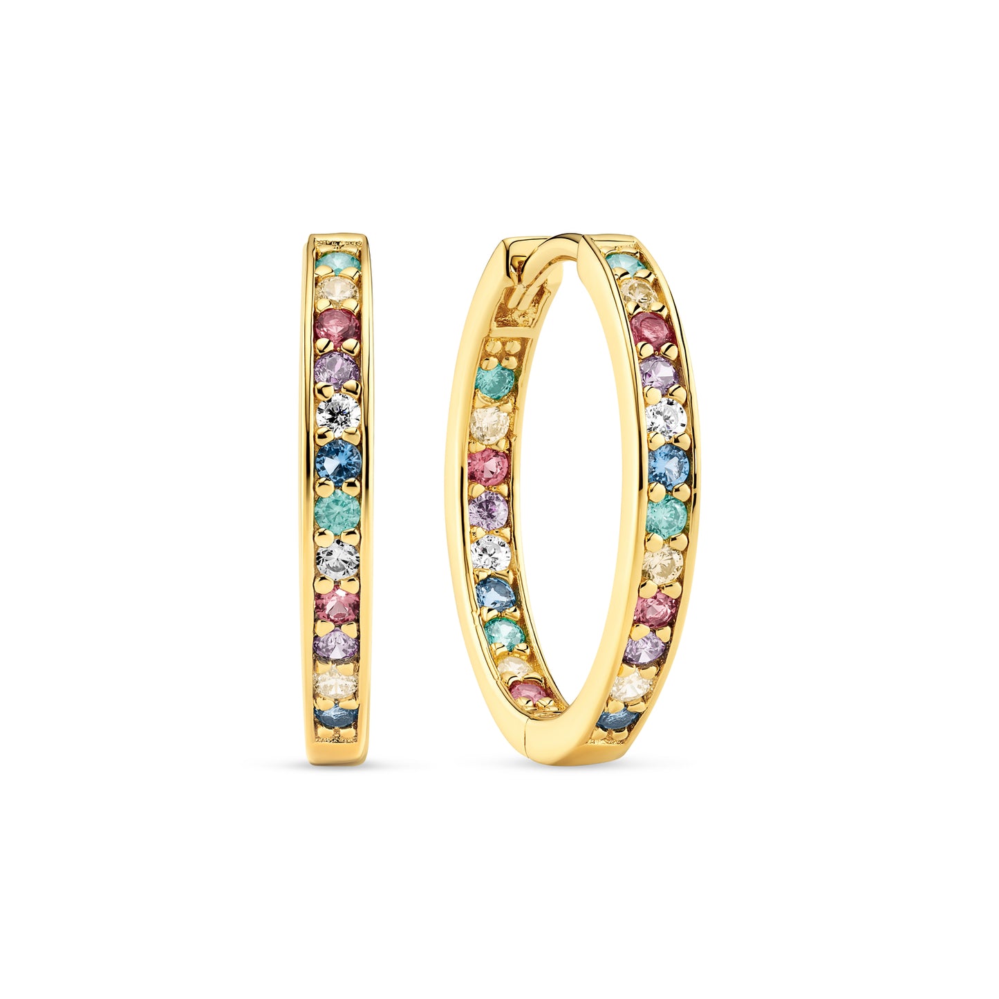 18K gold plated | Rainbow
