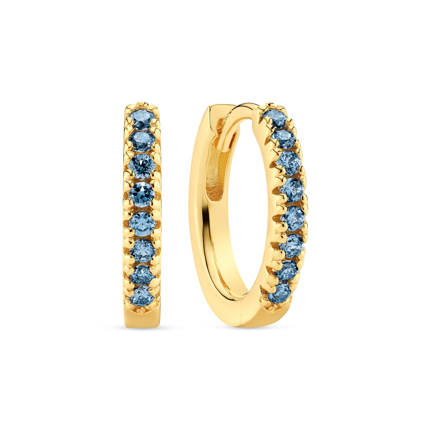 18K gold plated | Blue | Medio