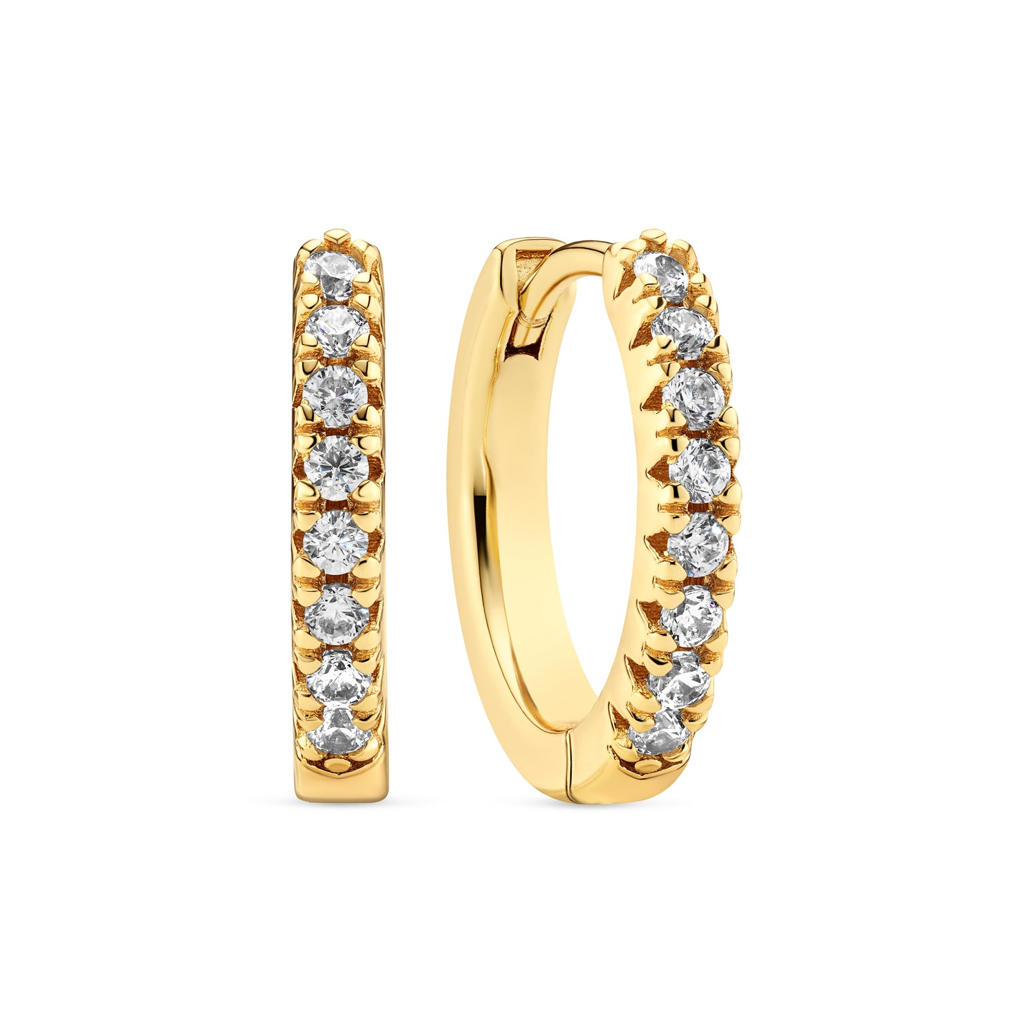 18K gold plated | White | Medio