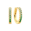 18K gold plated | Green | Medio