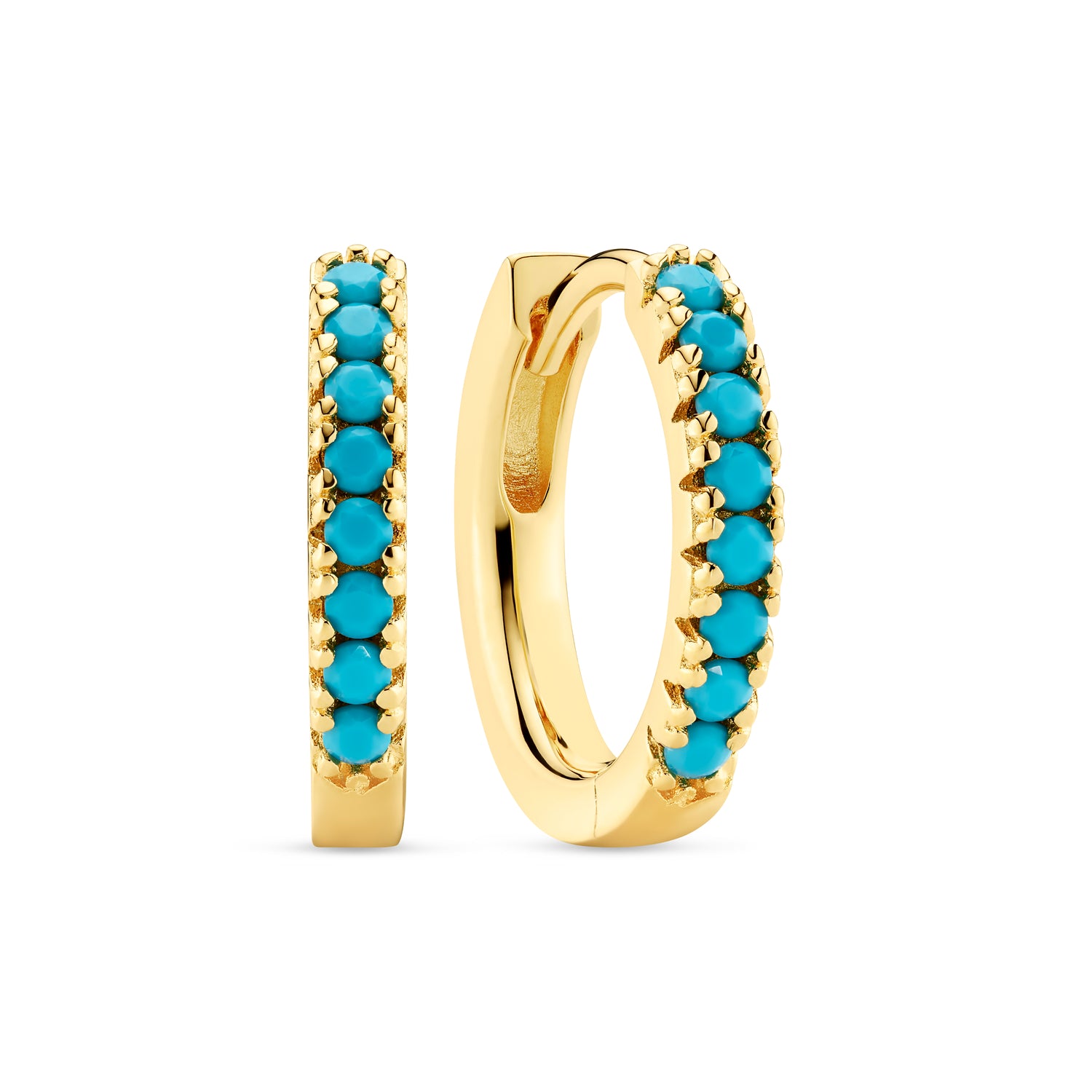 18K gold plated | Turquoise | Medio
