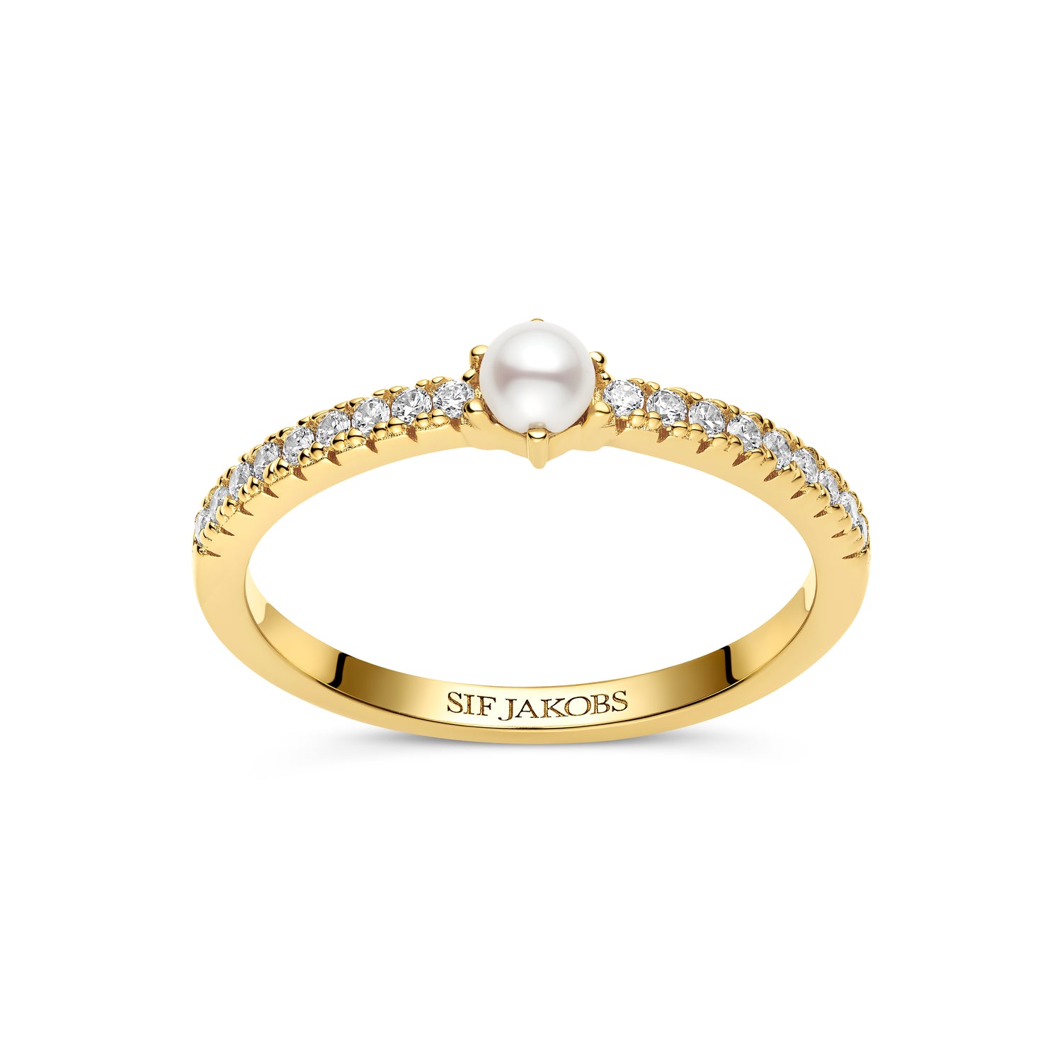 18K gold plated | White and Freshwater pearl | 60, 18K gold plated | White and Freshwater pearl | 58, 18K gold plated | White and Freshwater pearl | 56, 18K gold plated | White and Freshwater pearl | 54, 18K gold plated | White and Freshwater pearl | 52, 18K gold plated | White and Freshwater pearl | 50