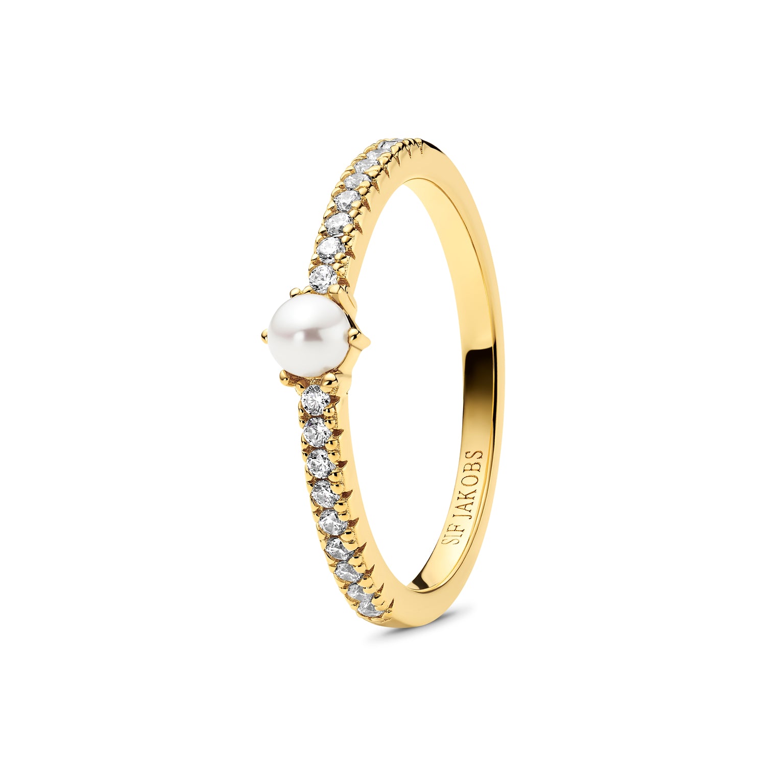 18K gold plated | White and Freshwater pearl | 60, 18K gold plated | White and Freshwater pearl | 58, 18K gold plated | White and Freshwater pearl | 56, 18K gold plated | White and Freshwater pearl | 54, 18K gold plated | White and Freshwater pearl | 52, 18K gold plated | White and Freshwater pearl | 50