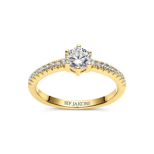 18K gold plated | White | 58, 18K gold plated | White | 56, 18K gold plated | White | 54, 18K gold plated | White | 52, 18K gold plated | White | 50