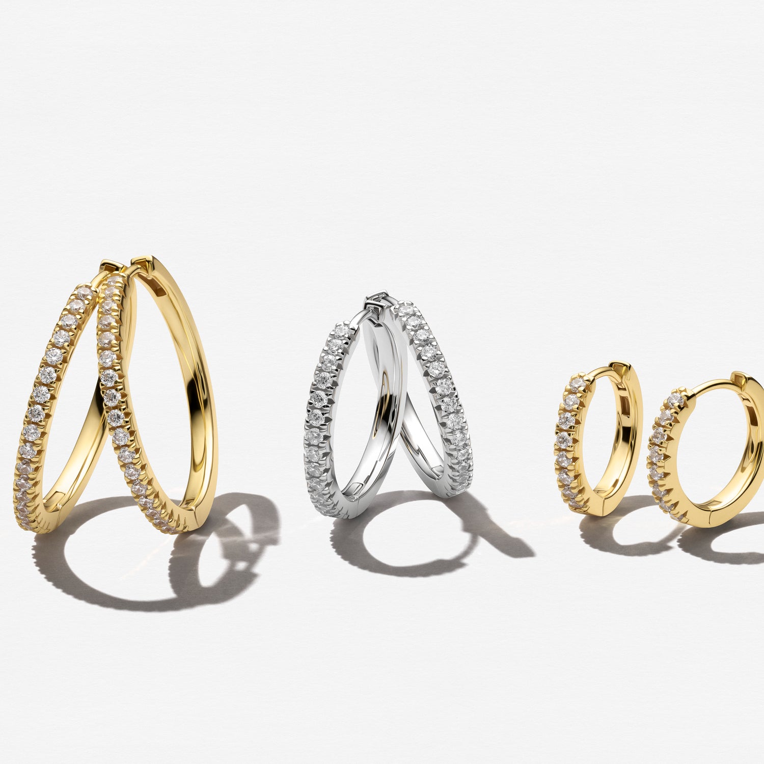 18K gold plated | White | Medio