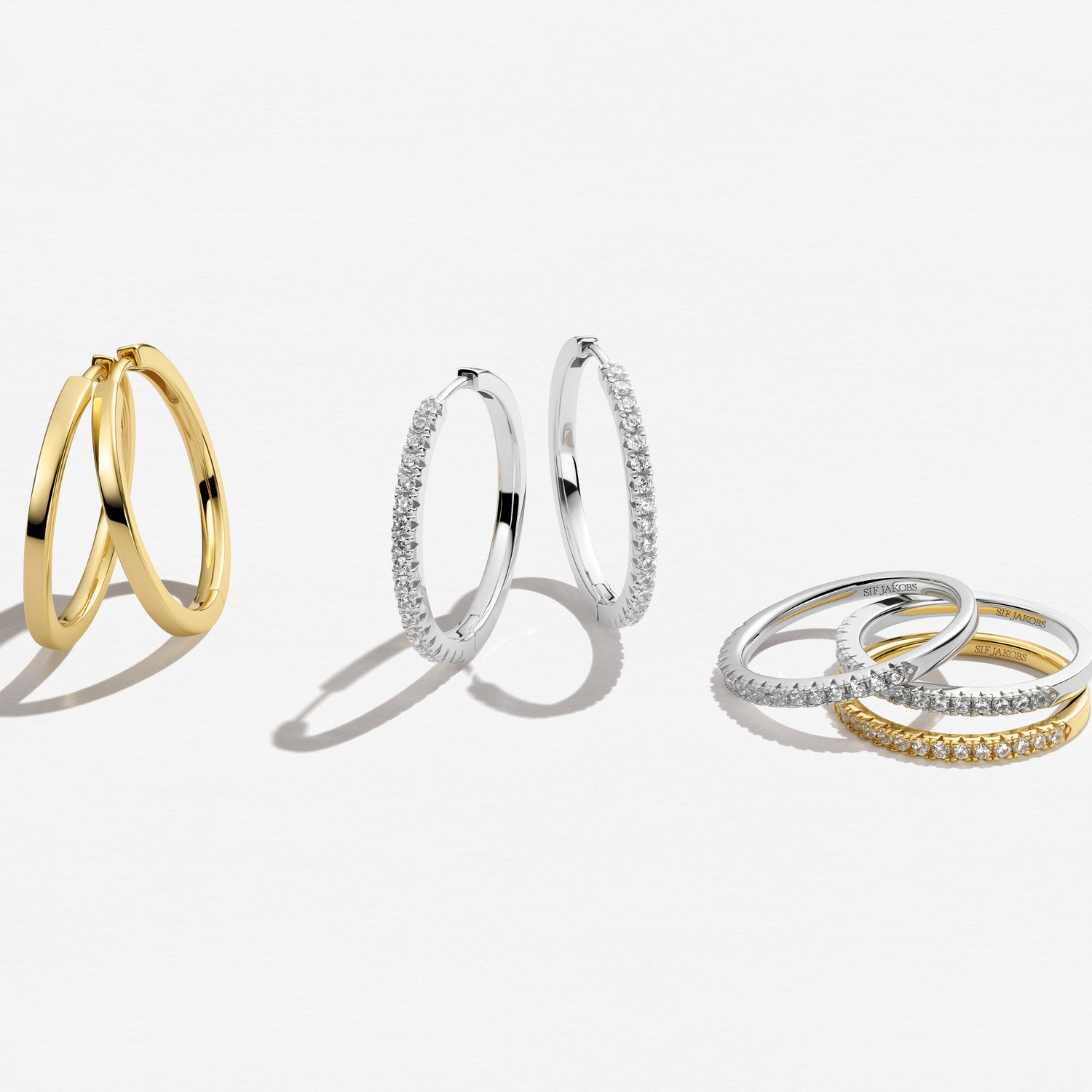 925 Sterling silver | White | Grande