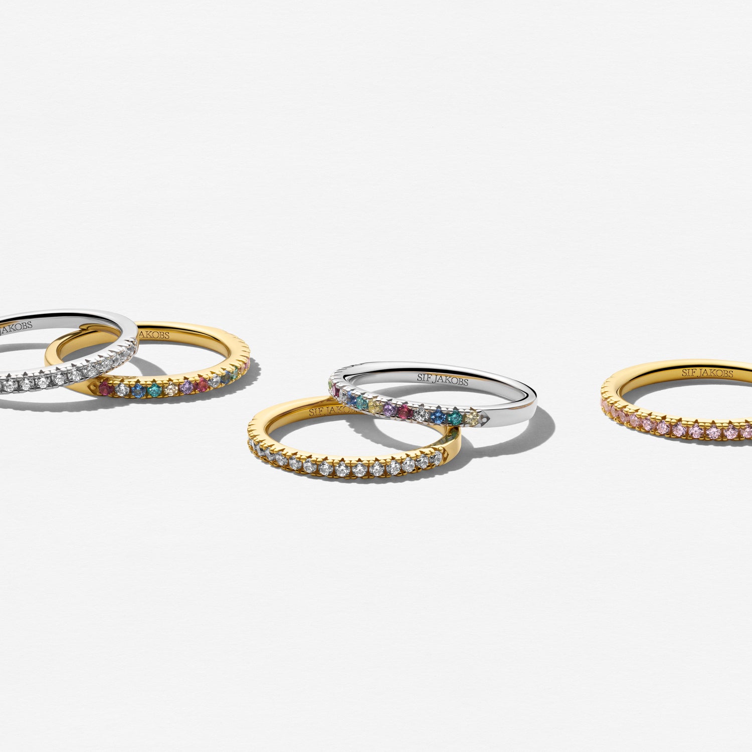 18K gold plated | Rose | 58, 18K gold plated | Rose | 56, 18K gold plated | Rose | 54, 18K gold plated | Rose | 52, 18K gold plated | Rose | 50