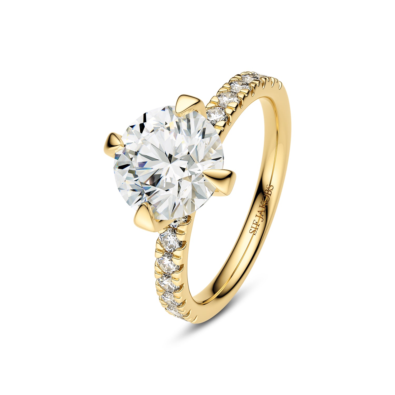 14k Yellow gold | 2.32 ct | 60, 14k Yellow gold | 2.32 ct | 58, 14k Yellow gold | 2.32 ct | 56, 14k Yellow gold | 2.32 ct | 54, 14k Yellow gold | 2.32 ct | 52, 14k Yellow gold | 2.32 ct | 50