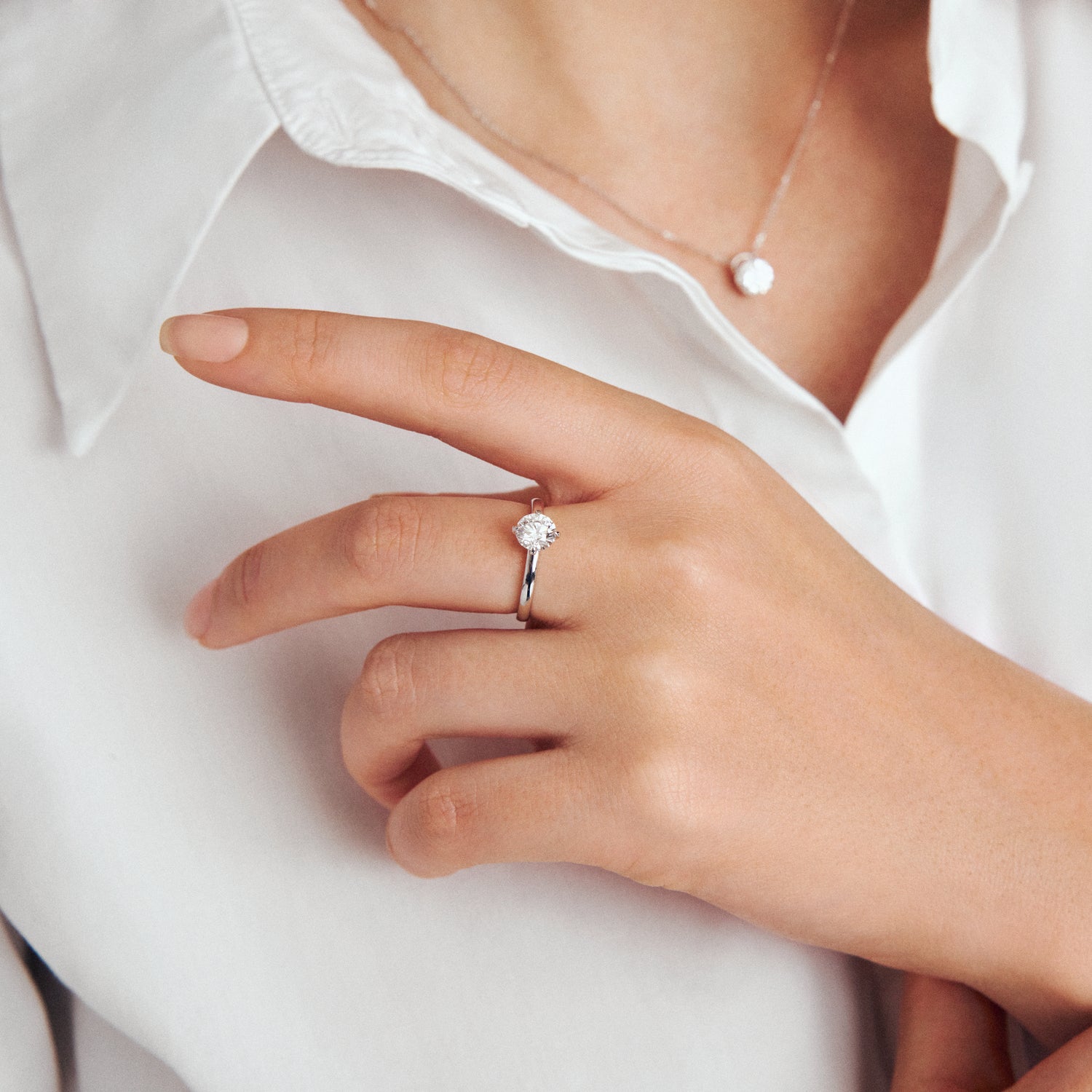 14k White gold | 1.00 ct | 60, 14k White gold | 1.00 ct | 58, 14k White gold | 1.00 ct | 56, 14k White gold | 1.00 ct | 54, 14k White gold | 1.00 ct | 52, 14k White gold | 1.00 ct | 50