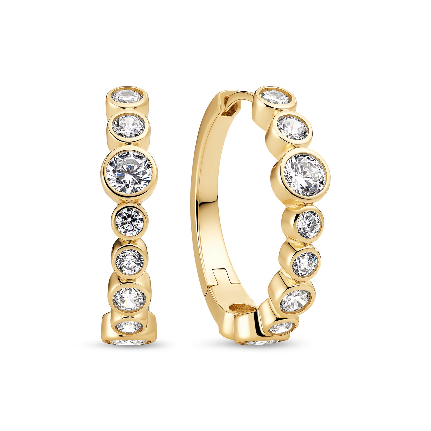 18K gold plated | White