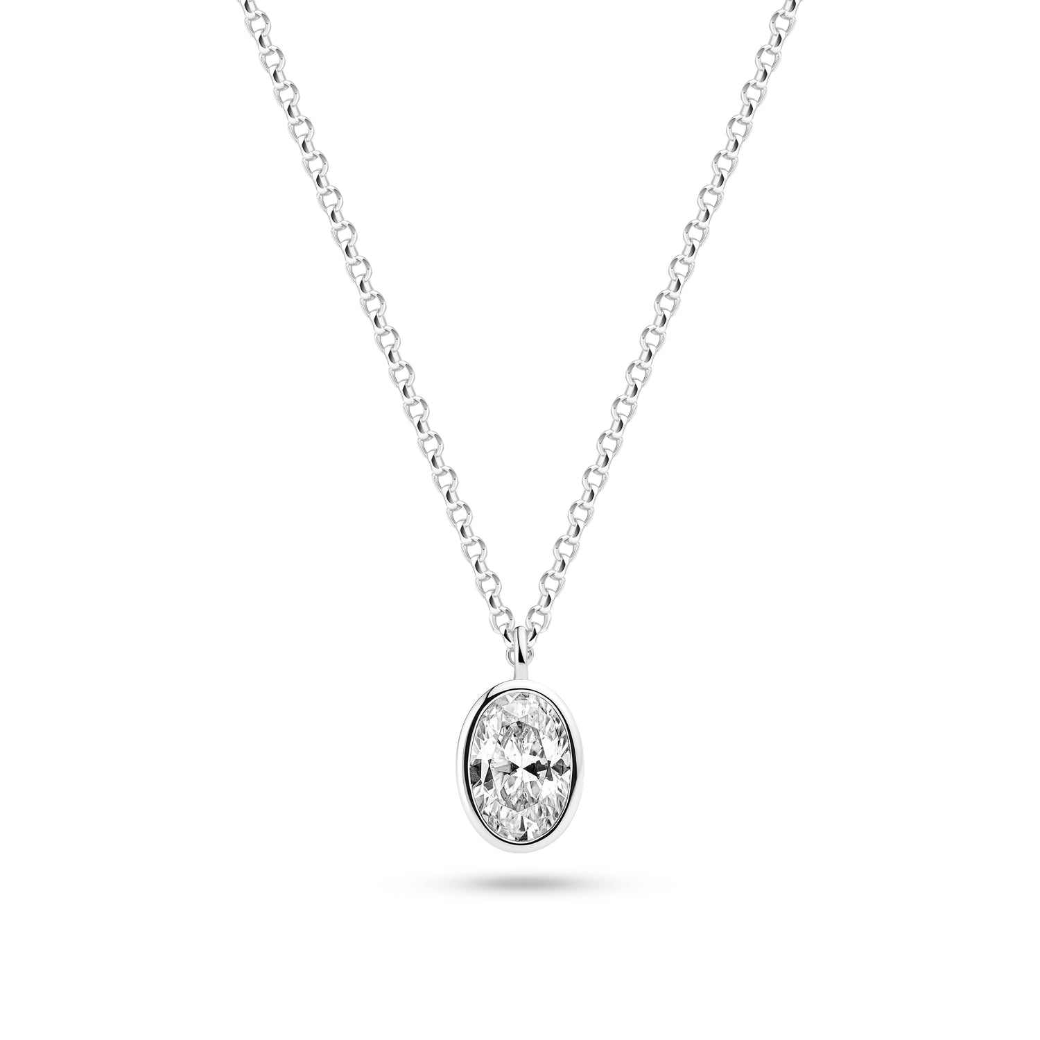 925 Sterling silver | White