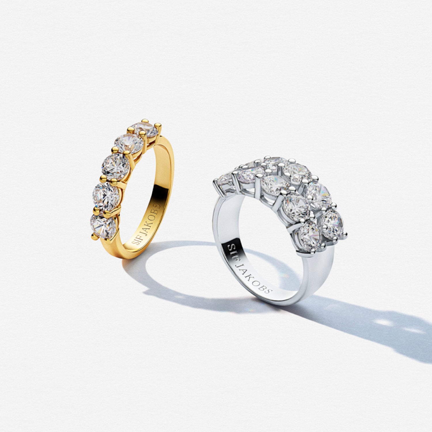 18K gold plated | White | 60, 18K gold plated | White | 58, 18K gold plated | White | 56, 18K gold plated | White | 54, 18K gold plated | White | 52, 18K gold plated | White | 50