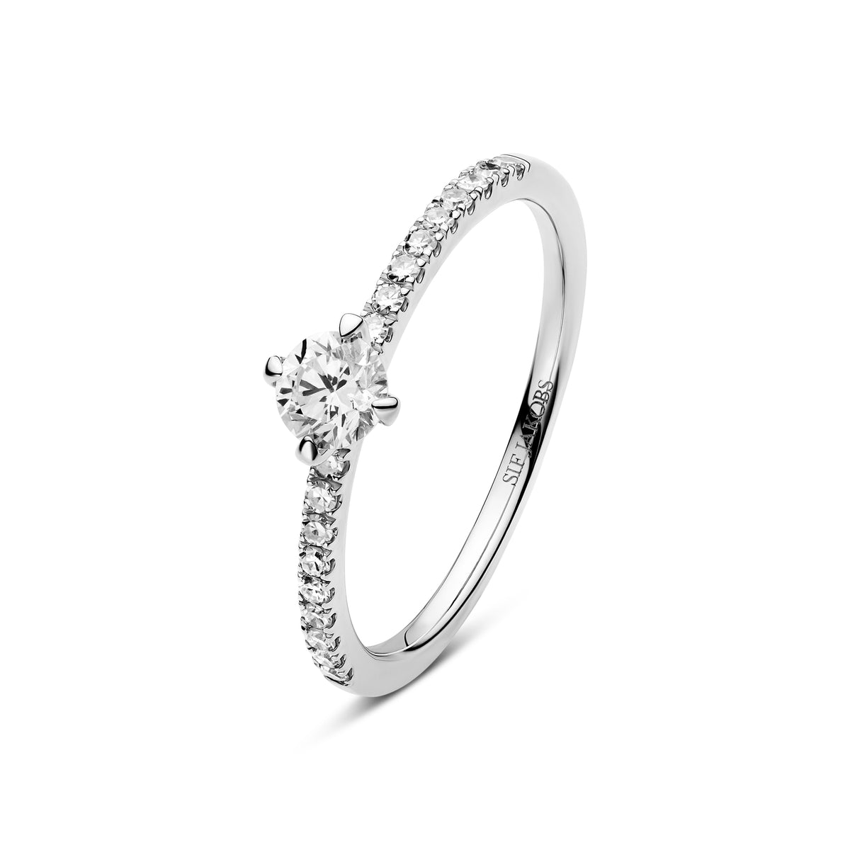 14k White gold | 0.44 ct | 60, 14k White gold | 0.44 ct | 58, 14k White gold | 0.44 ct | 56, 14k White gold | 0.44 ct | 54, 14k White gold | 0.44 ct | 52, 14k White gold | 0.44 ct | 50