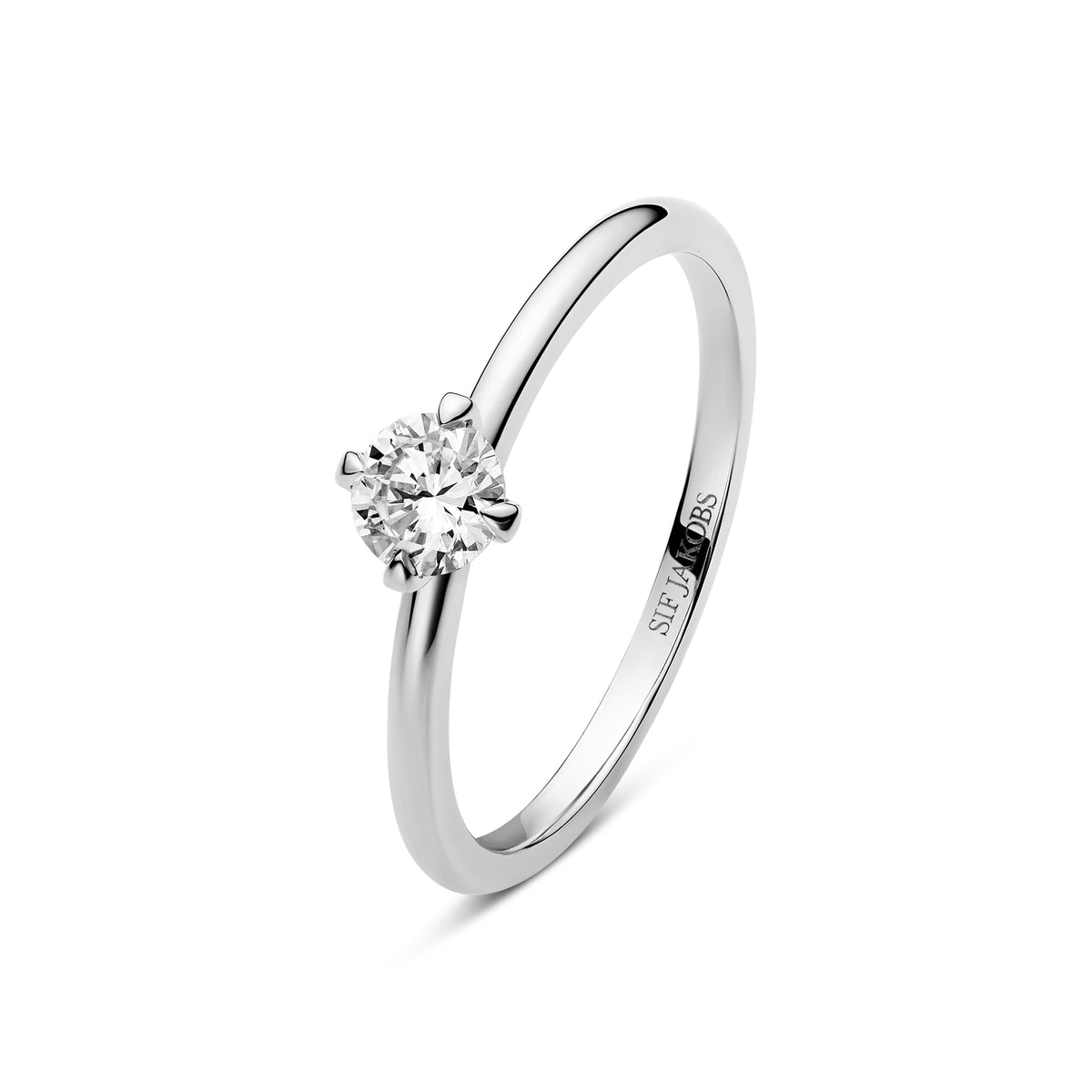 14k White gold | 0.30 ct | 60, 14k White gold | 0.30 ct | 58, 14k White gold | 0.30 ct | 56, 14k White gold | 0.30 ct | 54, 14k White gold | 0.30 ct | 52, 14k White gold | 0.30 ct | 50