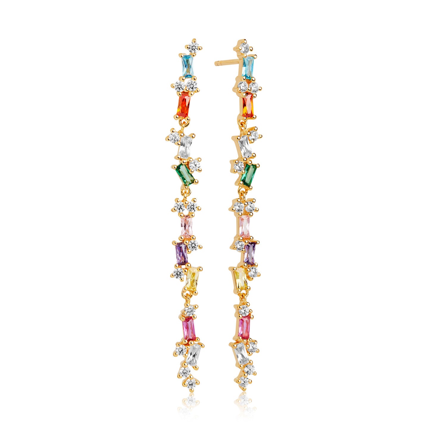 18K gold plated | Rainbow
