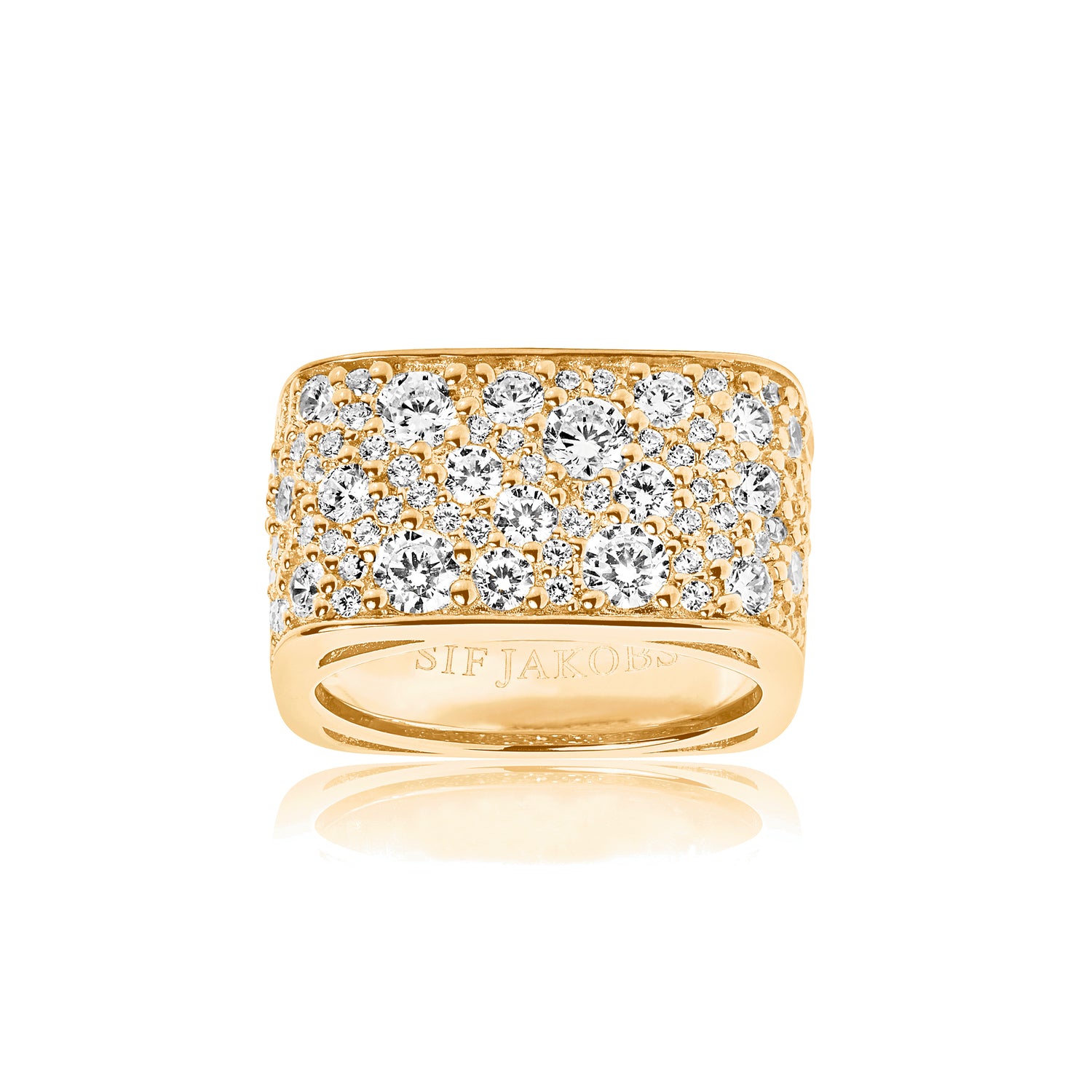 18K gold plated | White | 58, 18K gold plated | White | 56, 18K gold plated | White | 52, 18K gold plated | White | 50