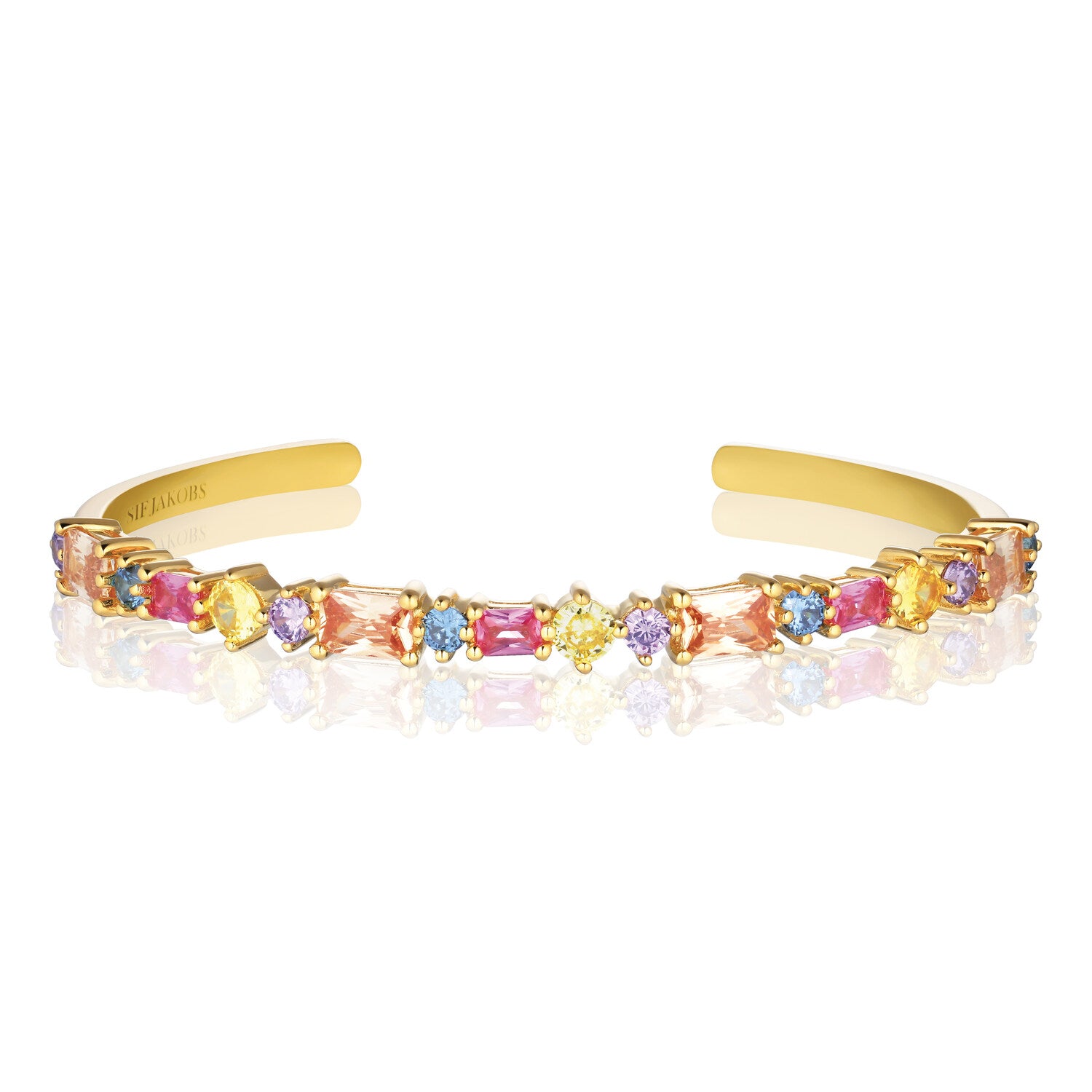 18K gold plated | Rainbow