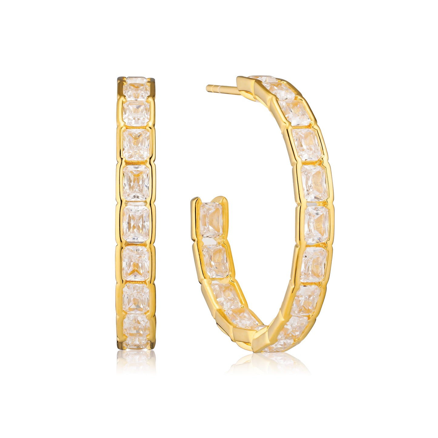 18K gold plated | White | Grande