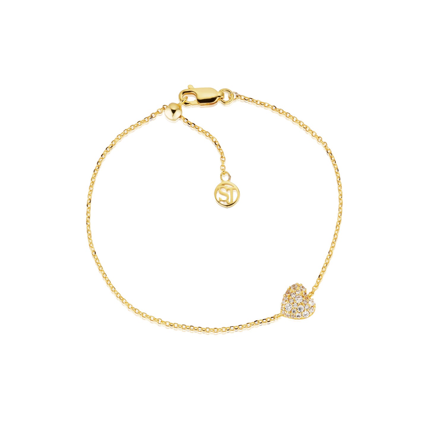 18K gold plated | White
