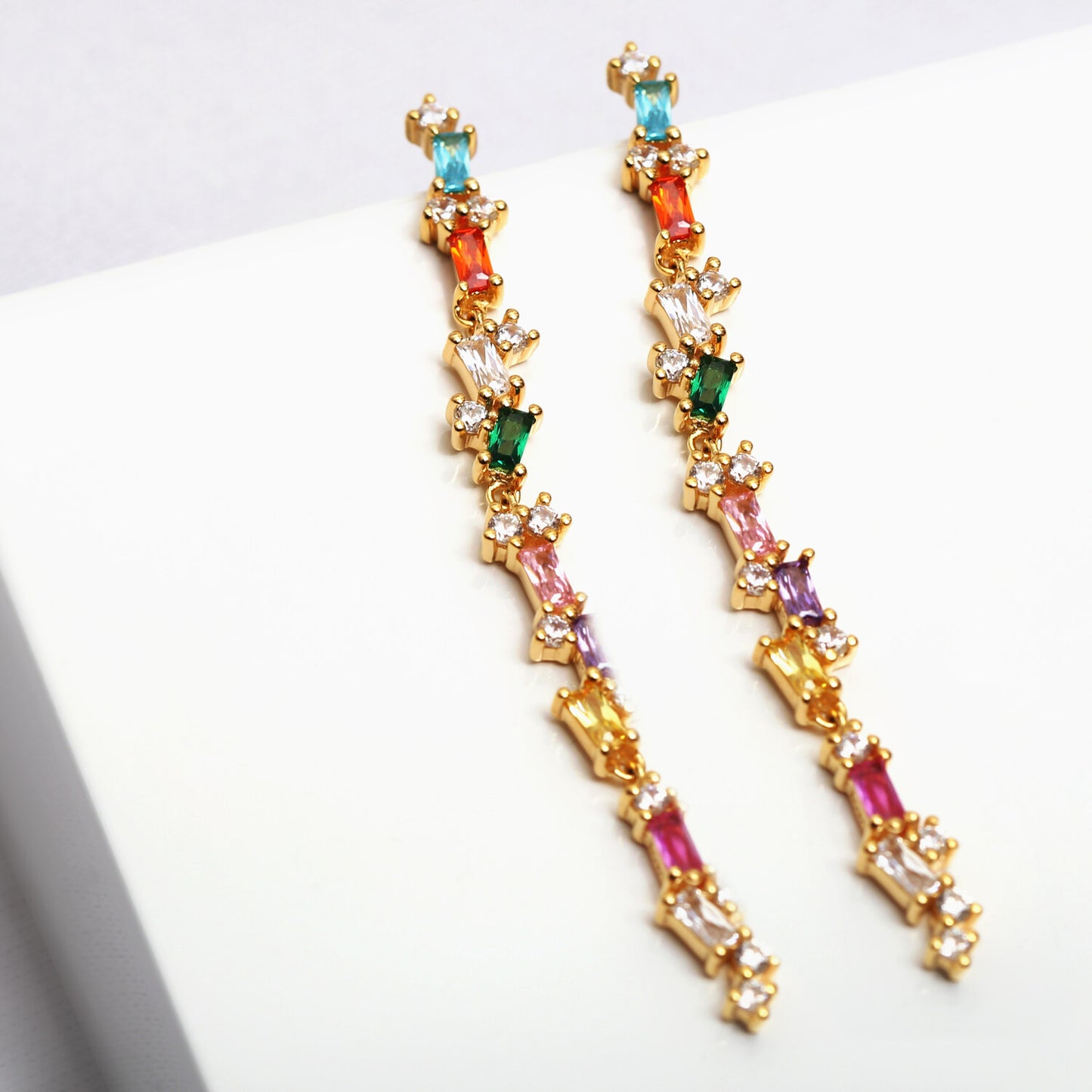18K gold plated | Rainbow