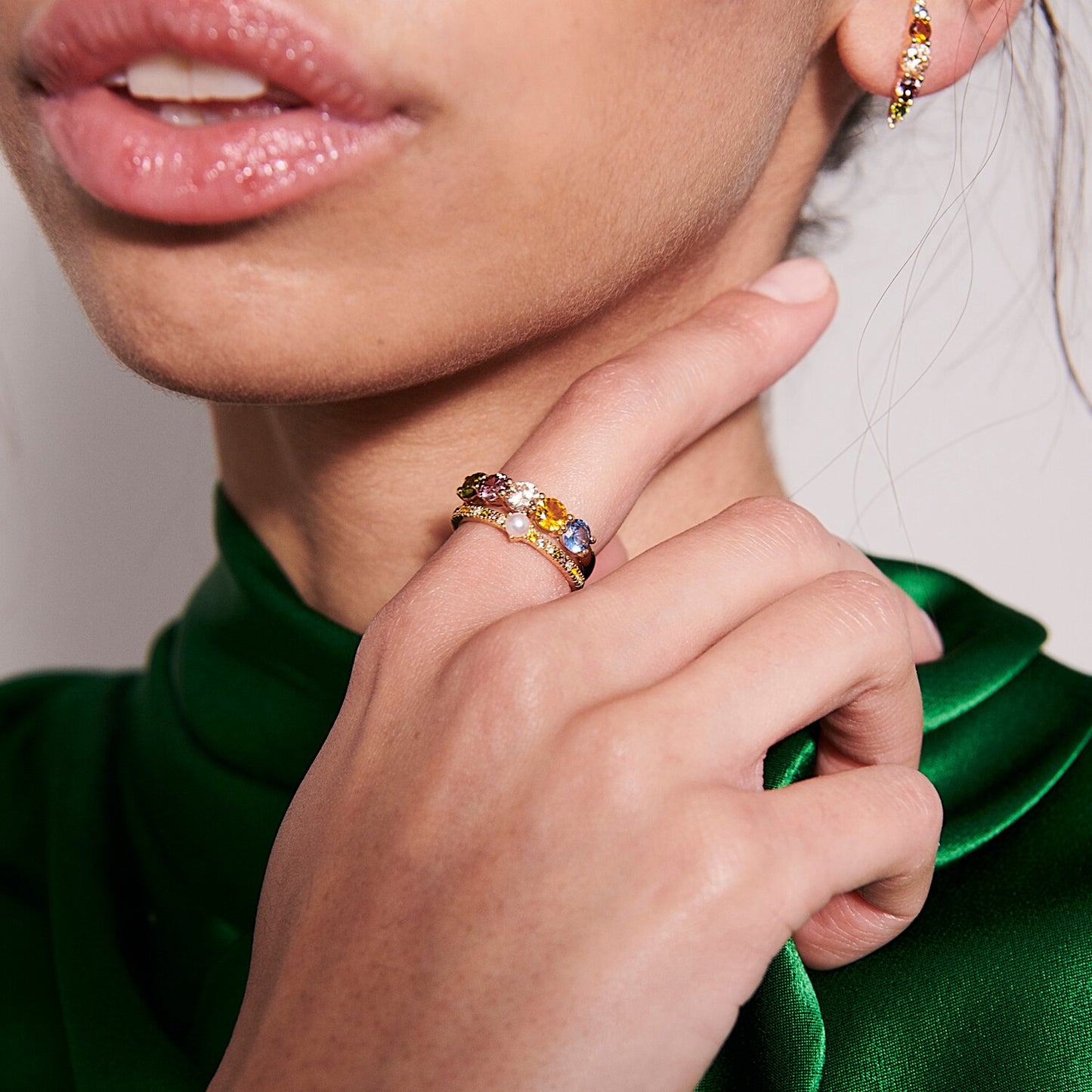 18K gold plated | Multicoloured and freshwater pearl | 60, 18K gold plated | Multicoloured and freshwater pearl | 58, 18K gold plated | Multicoloured and freshwater pearl | 56, 18K gold plated | Multicoloured and freshwater pearl | 54, 18K gold plated | Multicoloured and freshwater pearl | 52, 18K gold plated | Multicoloured and freshwater pearl | 50